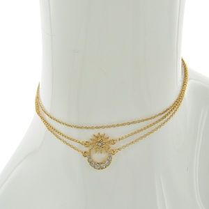 Gold Tone / Clear Rhinestone / Lead&nickel Complia